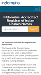 Mobile Screenshot of indomains.net